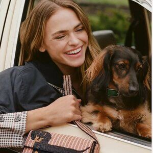 Price Firm - ANTHRO Fiona Beaded Bag - Dachshund